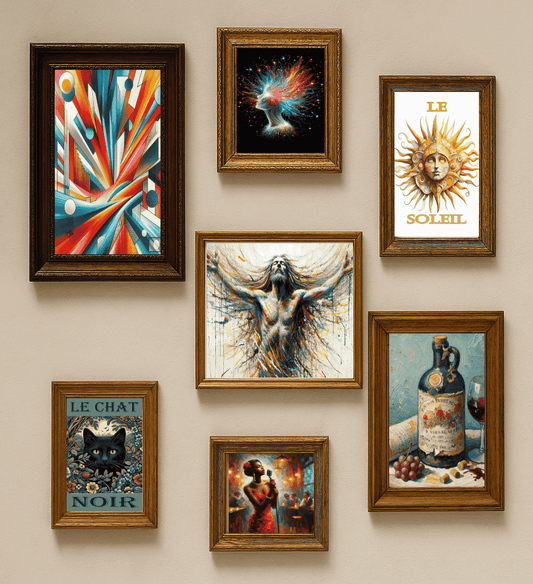 Re-purposing Picture Frames to House New Printed Wall Art: A Sustainable Design Strategy