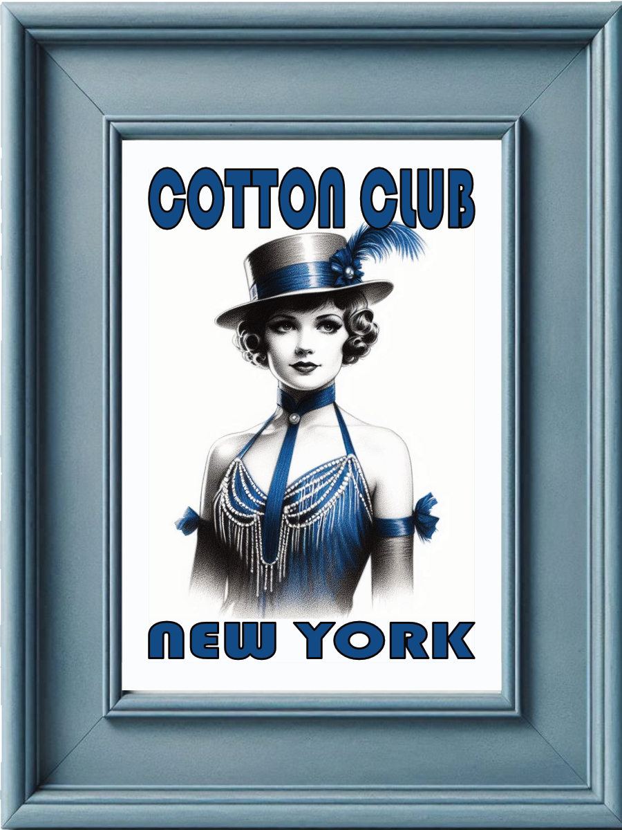 Framed art deco wall art