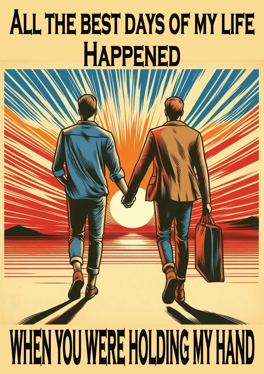 Unframed Gay Love wall art print