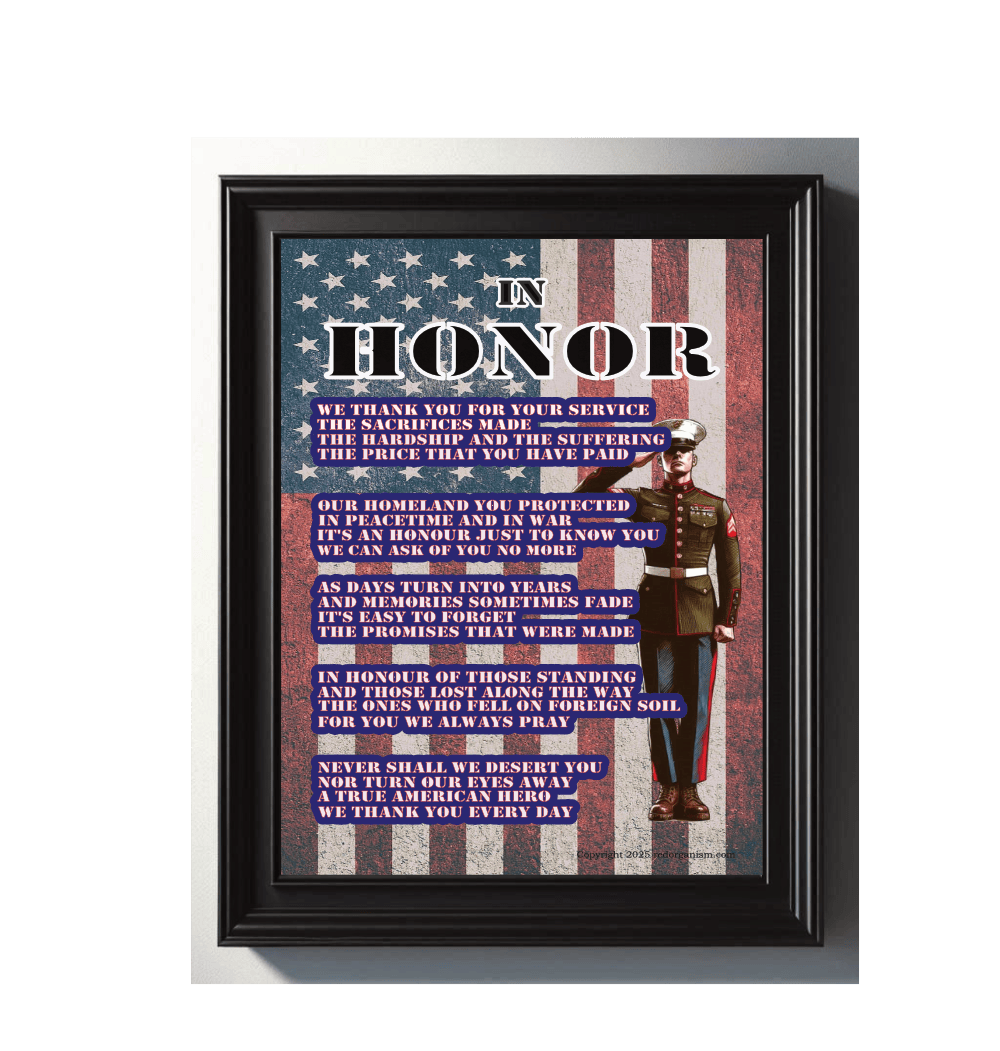Framed wall art