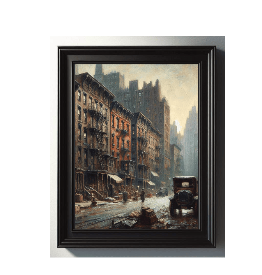 Framed New York wall art