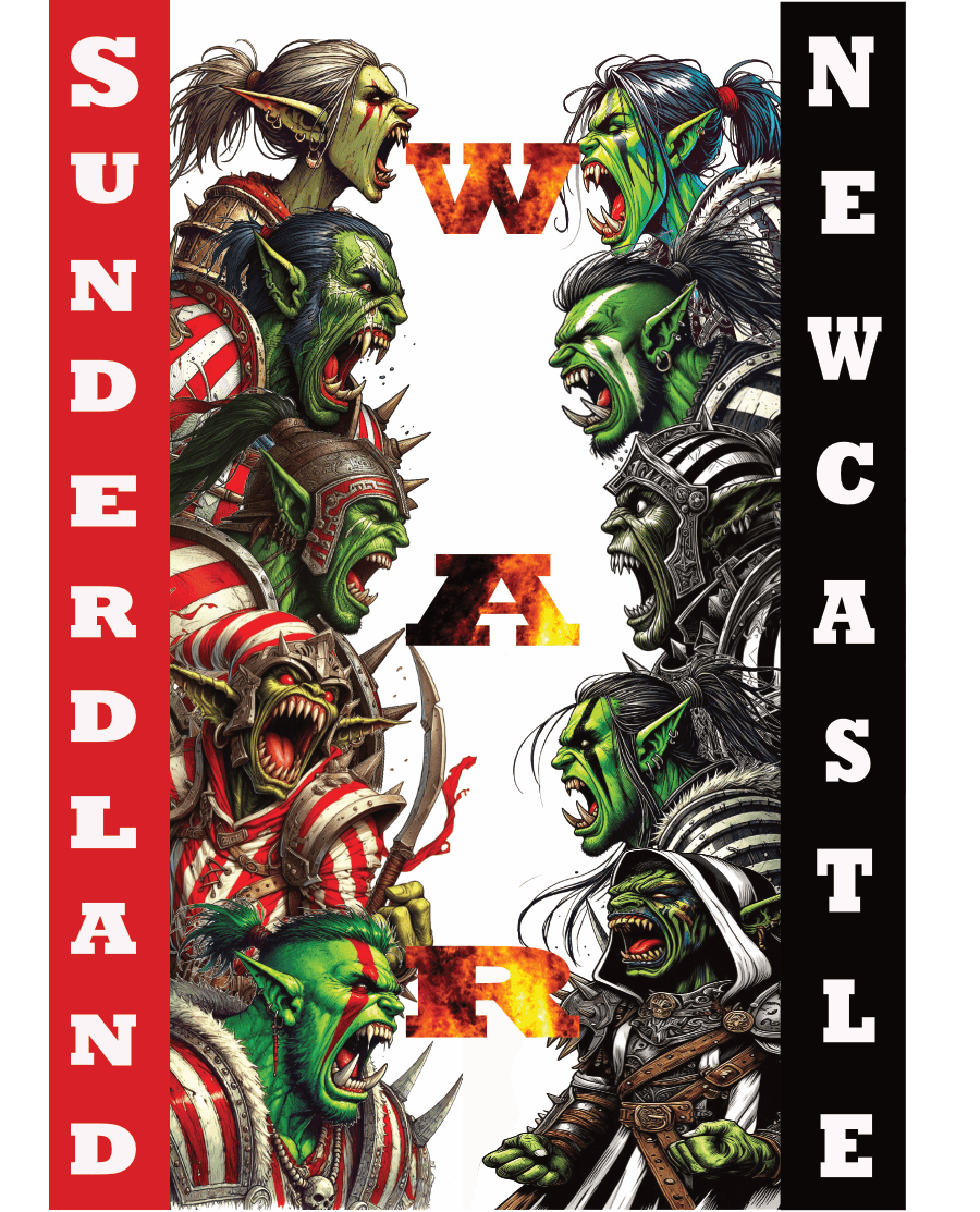 unframed Sunderland fan wall art print