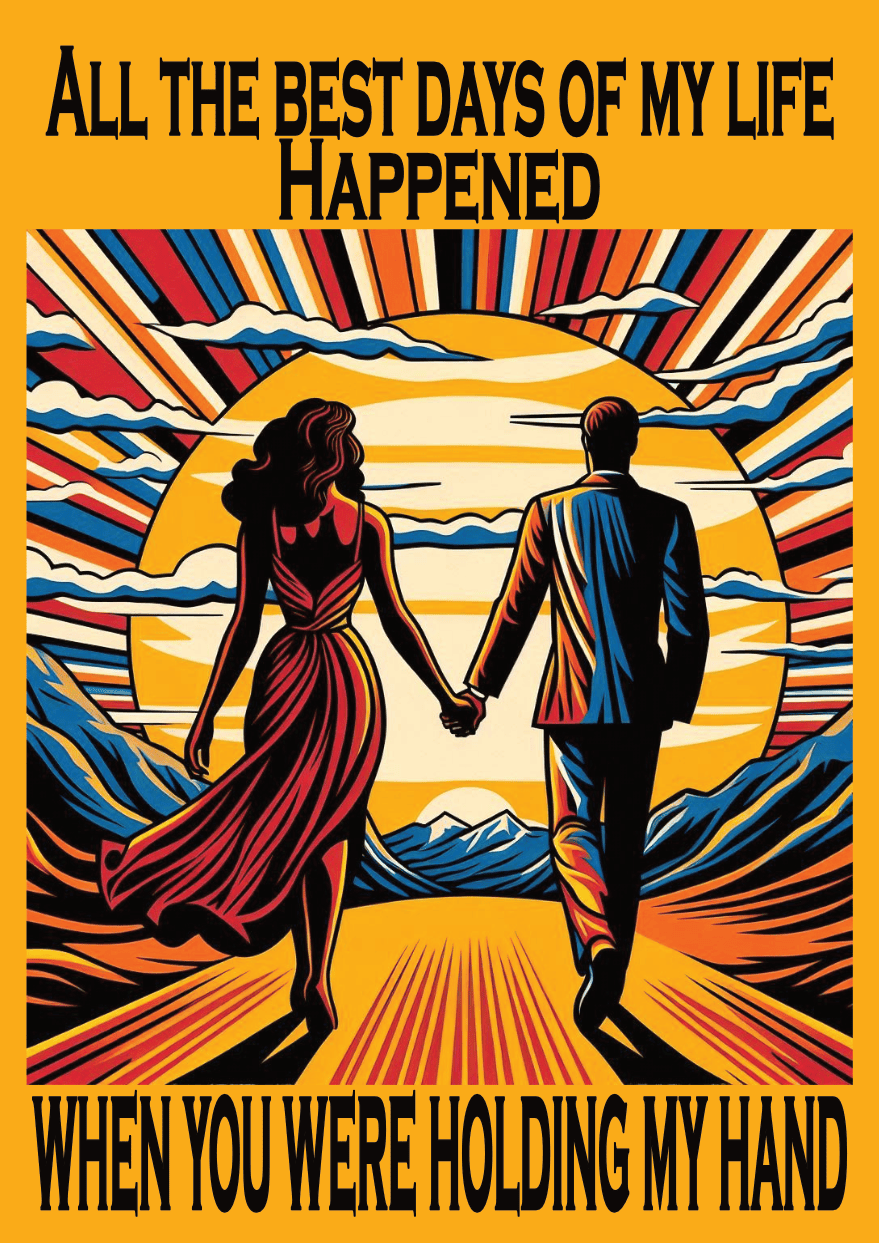 Unframed true love wall art print