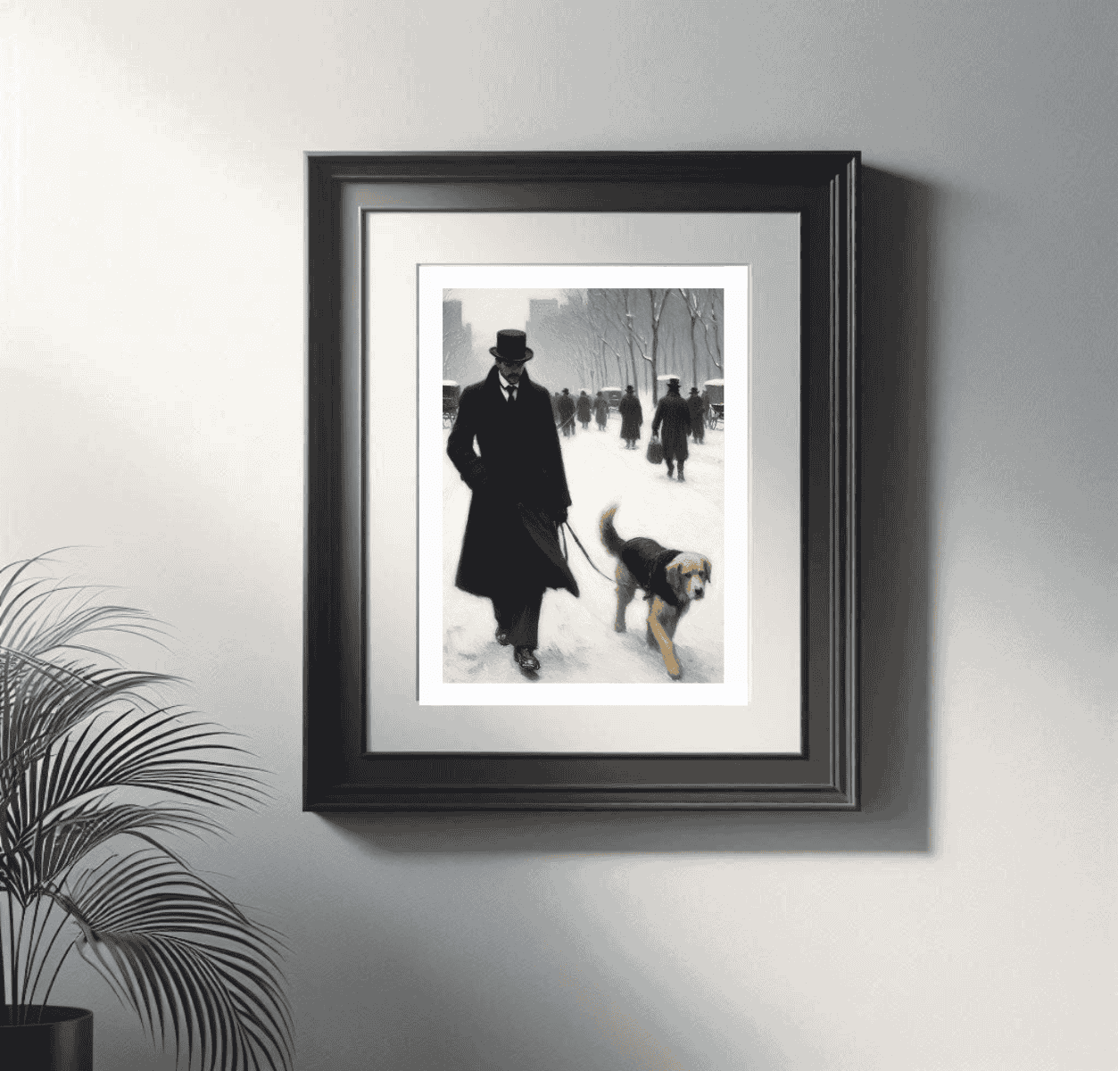 Victorian style framed art print