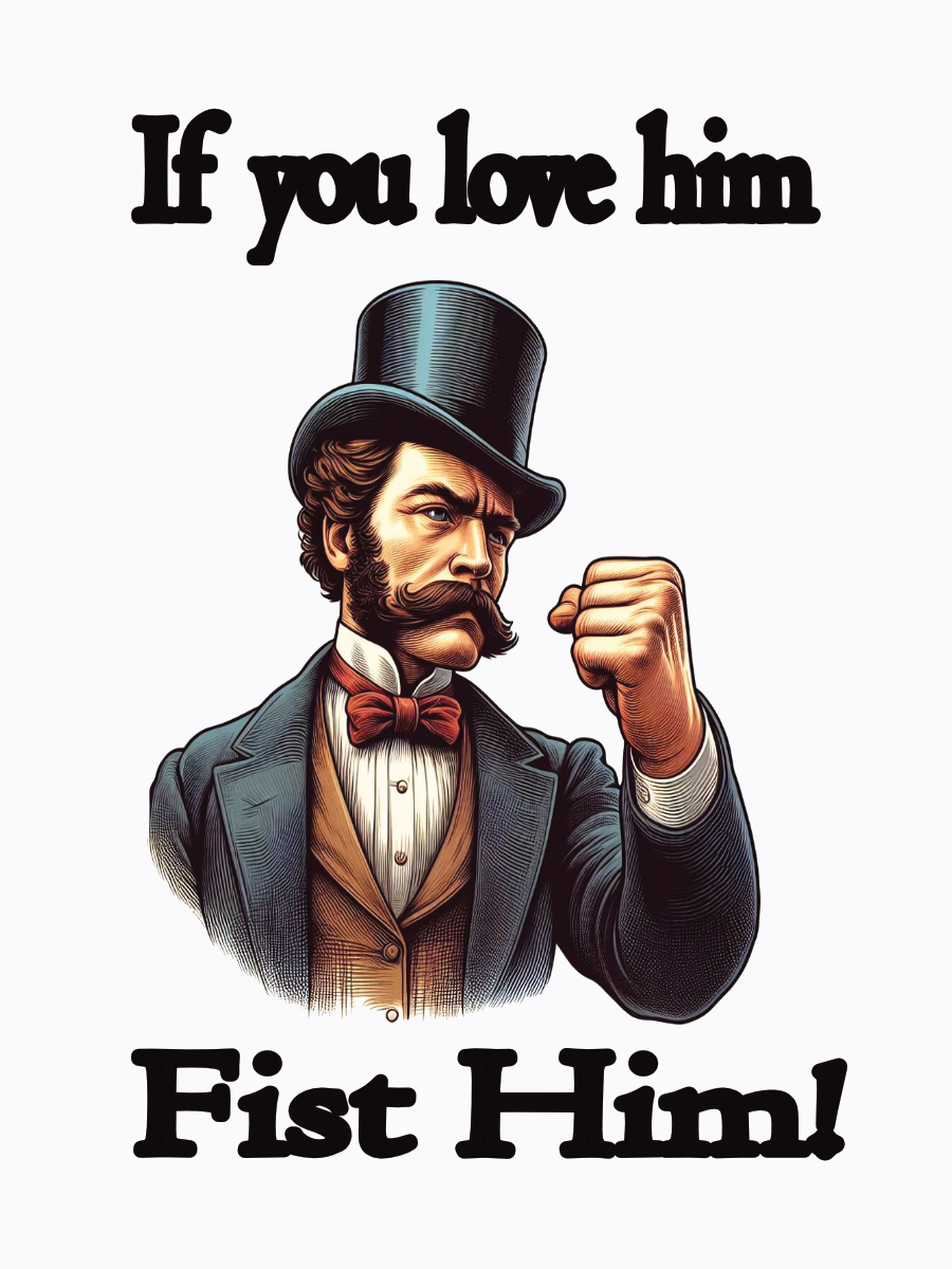 A3 If you love him unframed art print
