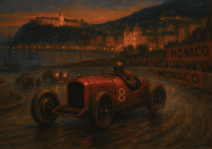 unframed racing car wall art