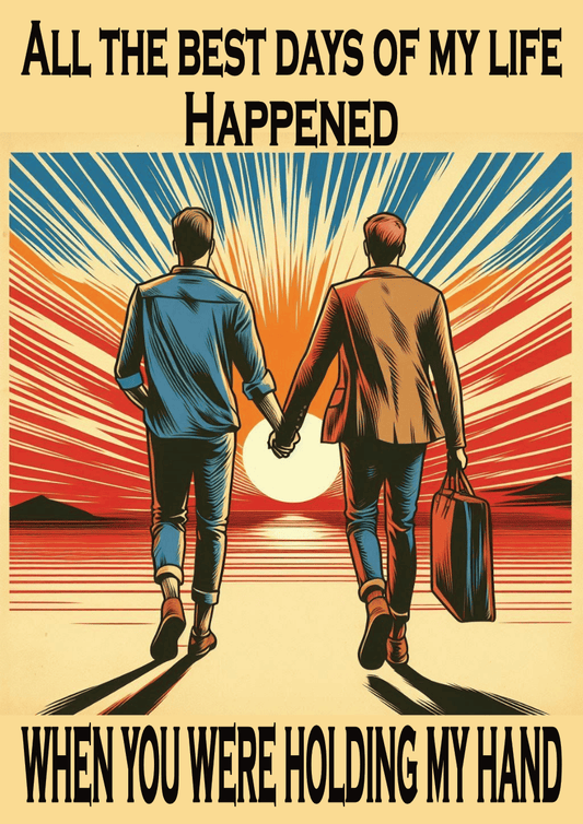 Unframed Gay Love wall art print
