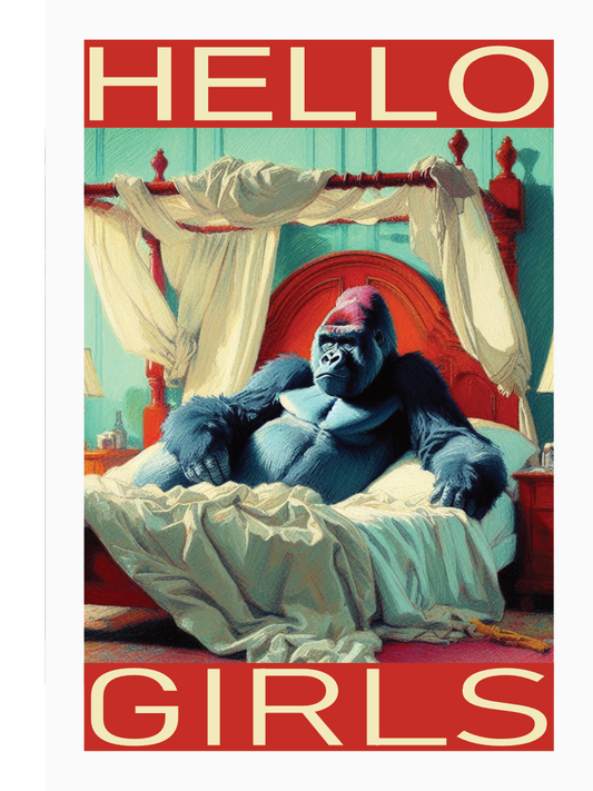 Unframed Gorilla wall art