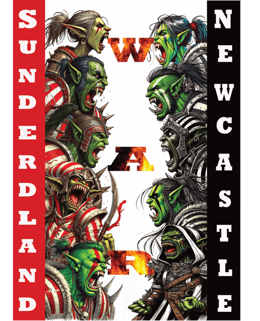 unframed Sunderland fan wall art print