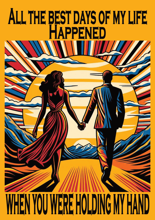 Unframed true love wall art print