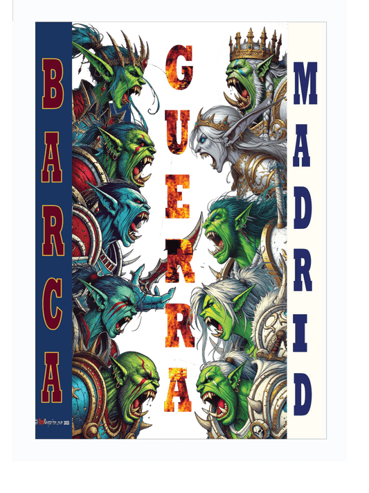 Barcelona fan art print