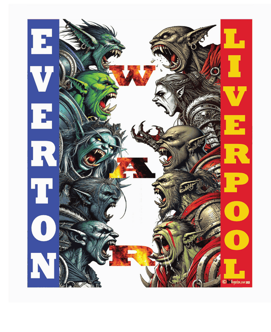 Everton fan wall art print
