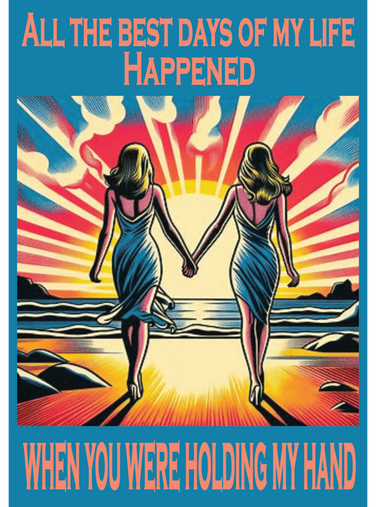 Unframed same sex wall art print